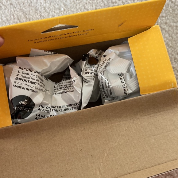 Keurig water filters new. Six. Each individually wrapped. - Picture 2 of 5